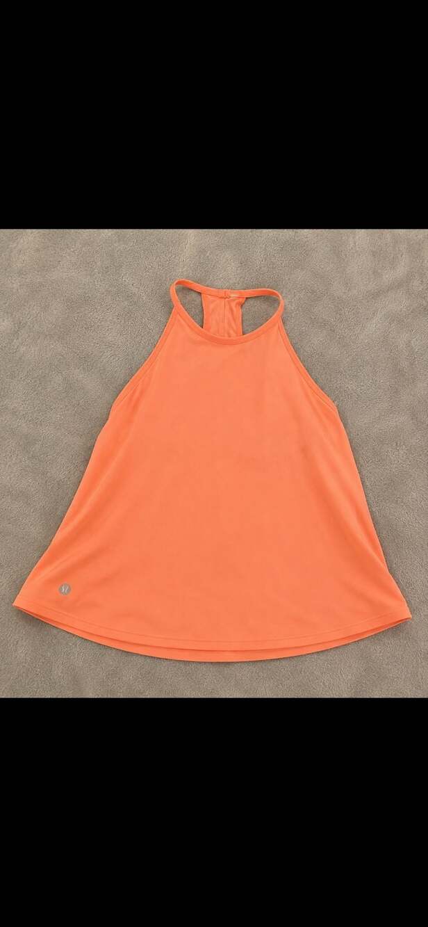 Lululemon coral free spirit tank Top with built in bra